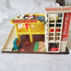 Vintage Fisher Price garage
